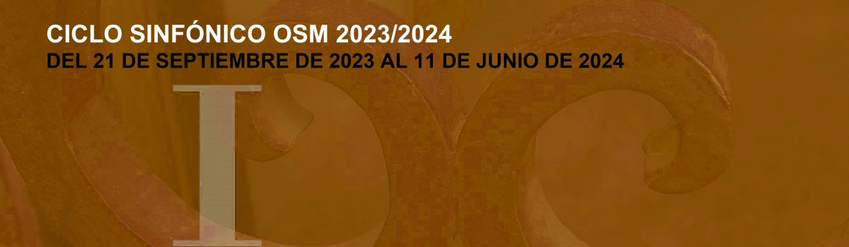 CICLO SINFÓNICO 2023-2024
